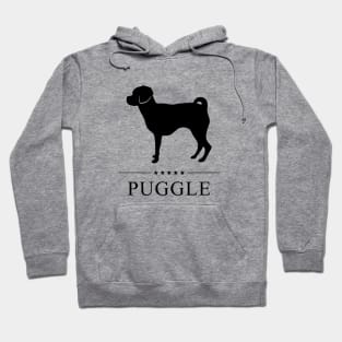 Puggle Black Silhouette Hoodie